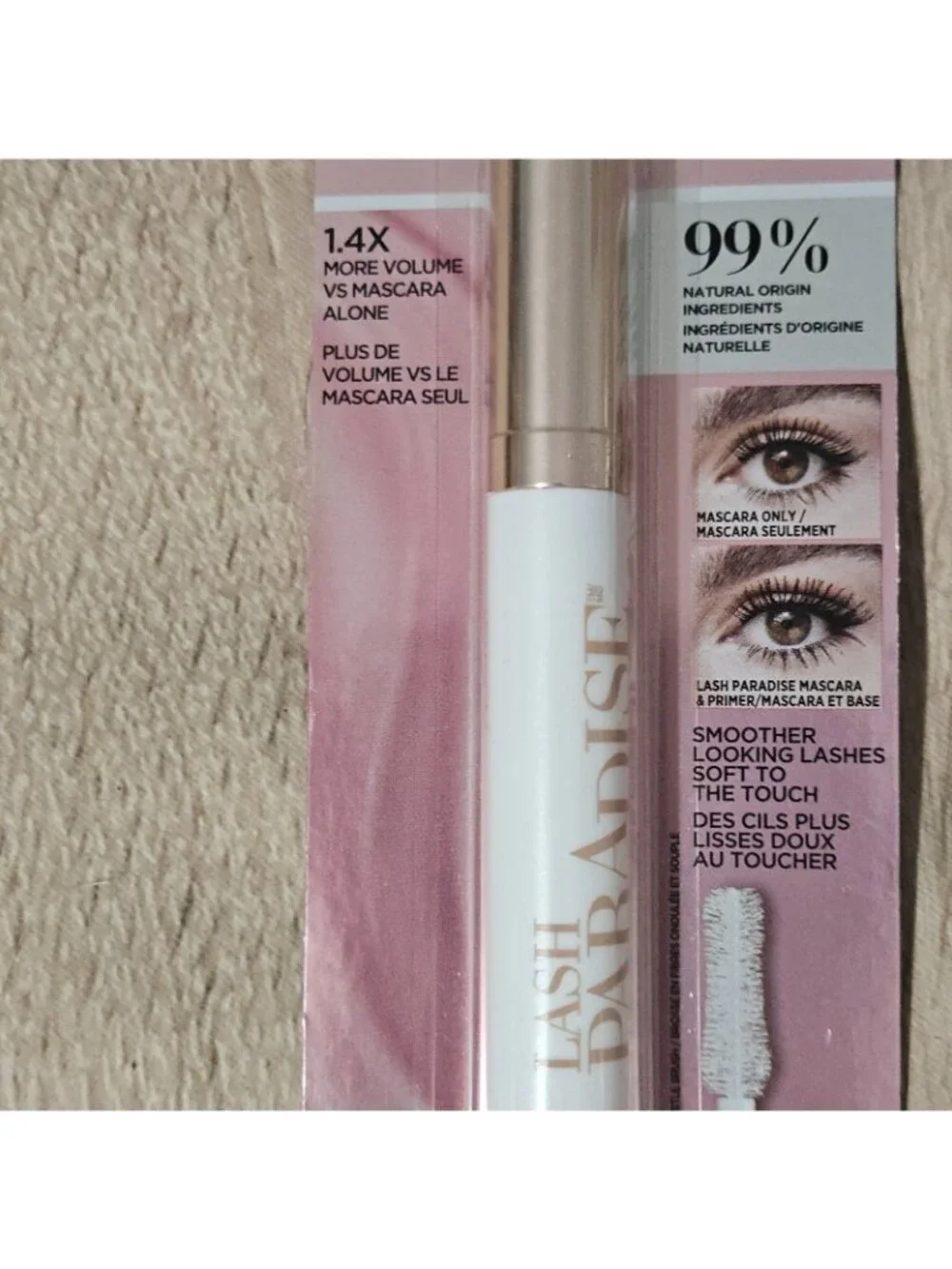 L'Oreal Voluminous LASH PARADISE Soft White #250 Mascara Primer/Base Lot Of 2